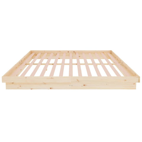 vidaXL Bed Frame without Mattress Solid Wood 200x200 cm