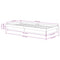 vidaXL Bed Frame without Mattress Grey Solid Wood Small Single
