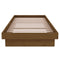 vidaXL Bed Frame without Mattress Honey Brown Solid Wood Small Single