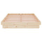 vidaXL Bed Frame without Mattress Solid Wood Small Double