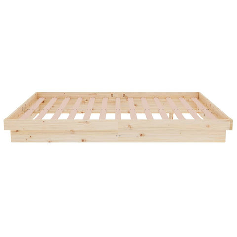 vidaXL Bed Frame without Mattress Solid Wood Small Double