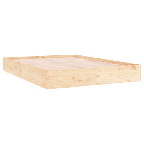 vidaXL Bed Frame without Mattress Solid Wood 120x200 cm