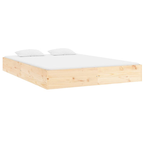 vidaXL Bed Frame without Mattress Solid Wood 120x200 cm