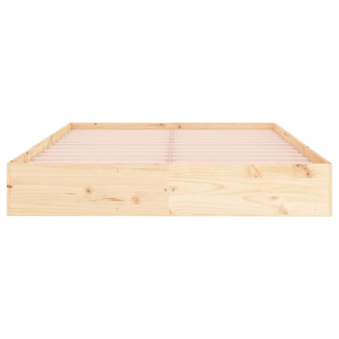 vidaXL Bed Frame without Mattress Solid Wood 120x200 cm