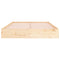vidaXL Bed Frame without Mattress Solid Wood 120x200 cm