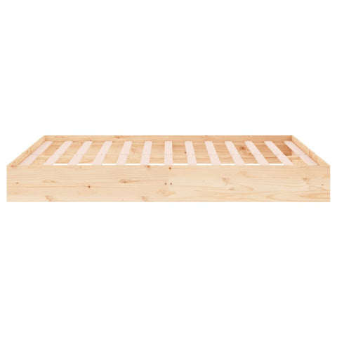 vidaXL Bed Frame without Mattress Solid Wood 120x200 cm
