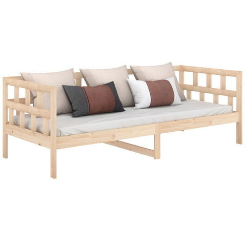 vidaXL Day Bed without Mattress Solid Wood Pine 90x200 cm