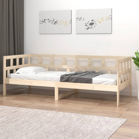 vidaXL Day Bed without Mattress Solid Wood Pine 90x200 cm