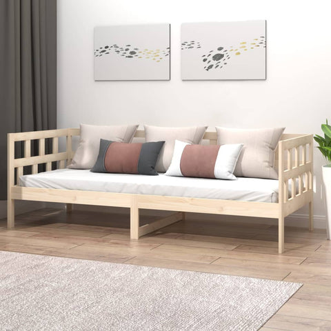 vidaXL Day Bed without Mattress Solid Wood Pine 90x200 cm