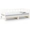 vidaXL Pull-out Day Bed without Mattress White 2x(90x200) cm