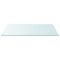 vidaXL Table Top Transparent 50x100 cm Tempered Glass