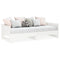 vidaXL Pull-out Day Bed without Mattress White 2x(80x200) cm