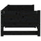 vidaXL Pull-out Day Bed without Mattress Black 2x(80x200) cm