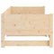 vidaXL Pull-out Day Bed without Mattress Solid Wood Pine 2x(90x190) cm