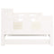vidaXL Pull-out Day Bed without Mattress White Solid Wood Pine 2x cm
