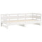 vidaXL Pull-out Day Bed without Mattress White 2x(90x190) cm