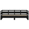 vidaXL Pull-out Day Bed without Mattress Black 2x(90x190) cm