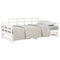 vidaXL Pull-out Day Bed without Mattress White 2x(90x200) cm