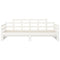vidaXL Pull-out Day Bed without Mattress White 2x(90x200) cm