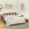 vidaXL Pull-out Day Bed without Mattress Honey Brown 2x(90x200) cm