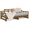 vidaXL Pull-out Day Bed without Mattress Honey Brown 2x(90x200) cm
