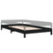 vidaXL Stack Bed without Mattress Black 90x200 cm Solid Wood Pine