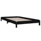 vidaXL Stack Bed without Mattress Black 90x200 cm Solid Wood Pine