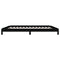 vidaXL Stack Bed without Mattress Black 90x200 cm Solid Wood Pine
