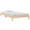 vidaXL Stack Bed without Mattress 75x190 cm Small Single Solid Wood Pine