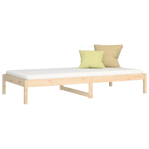 vidaXL Day Bed without Mattress 80x200 cm Solid Wood Pine