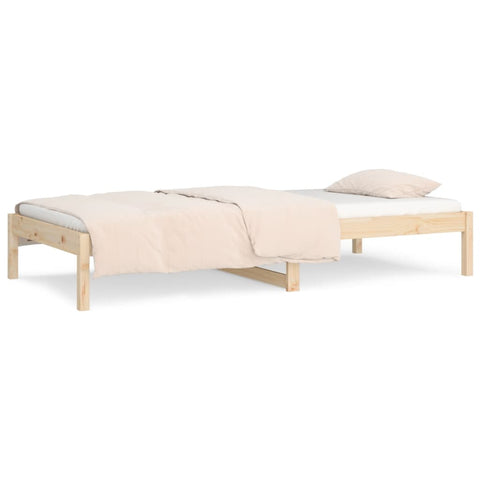 vidaXL Day Bed without Mattress 80x200 cm Solid Wood Pine