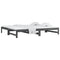 vidaXL Pull-out Day Bed without Mattress Grey 2x(90x200) cm