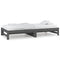 vidaXL Pull-out Day Bed without Mattress Grey 2x(90x200) cm