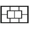 vidaXL Wall Shelf Black 85x16x52.5 cm Engineered Wood
