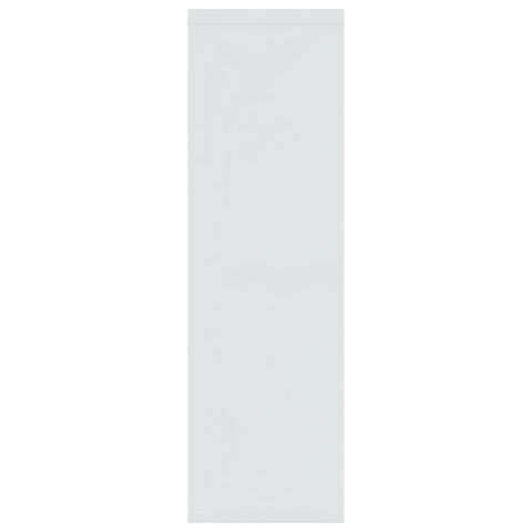 vidaXL Wall Shelf High Gloss White 85x16x52.5 cm Engineered Wood