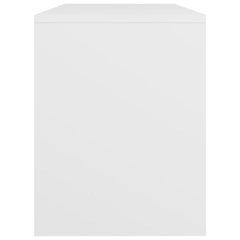 vidaXL Dressing Stool White 70x35x45 cm Engineered Wood