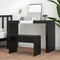 vidaXL Dressing Stool Black 70x35x45 cm Engineered Wood
