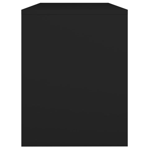 vidaXL Dressing Stool Black 70x35x45 cm Engineered Wood