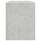 vidaXL Dressing Stool Concrete Grey 70x35x45 cm Engineered Wood