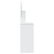 vidaXL Dressing Table with Mirror High Gloss White 86.5x35x136 cm