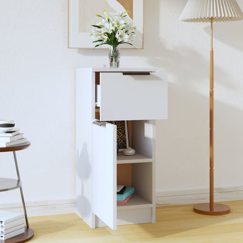 vidaXL Sideboard White 30x30x70 cm Engineered Wood