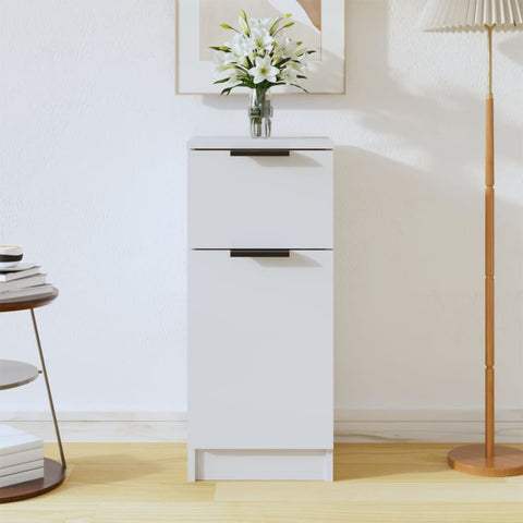 vidaXL Sideboard White 30x30x70 cm Engineered Wood