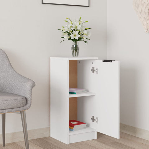 vidaXL Sideboard White 30x30x70 cm Engineered Wood