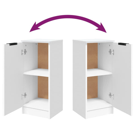 vidaXL Sideboard White 30x30x70 cm Engineered Wood