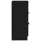 vidaXL Sideboard Black 30x30x70 cm Engineered Wood