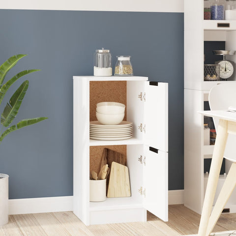 vidaXL Sideboard White 30x30x70 cm Engineered Wood