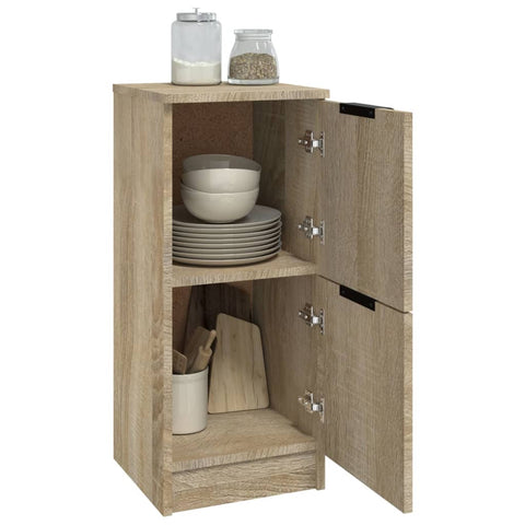 vidaXL Sideboard Sonoma Oak 30x30x70 cm Engineered Wood