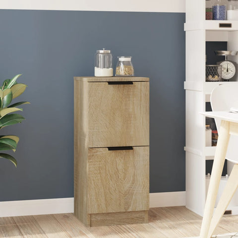 vidaXL Sideboard Sonoma Oak 30x30x70 cm Engineered Wood
