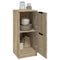 vidaXL Sideboards 2 pcs Sonoma Oak 30x30x70 cm Engineered Wood