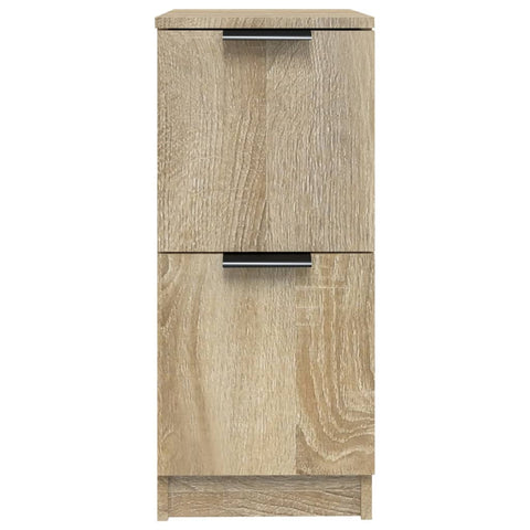 vidaXL Sideboards 2 pcs Sonoma Oak 30x30x70 cm Engineered Wood